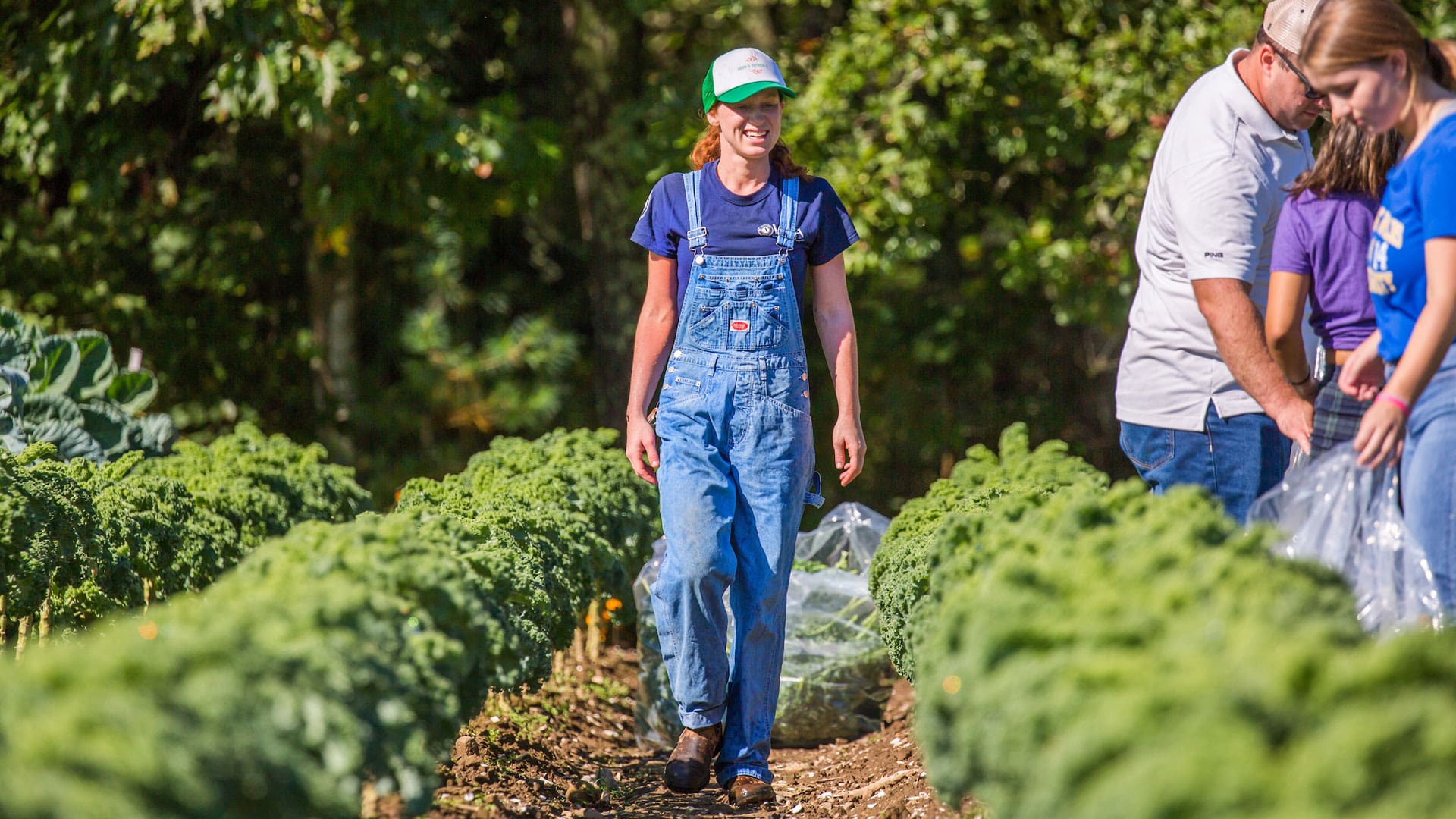 Ruth Solomon at the farm