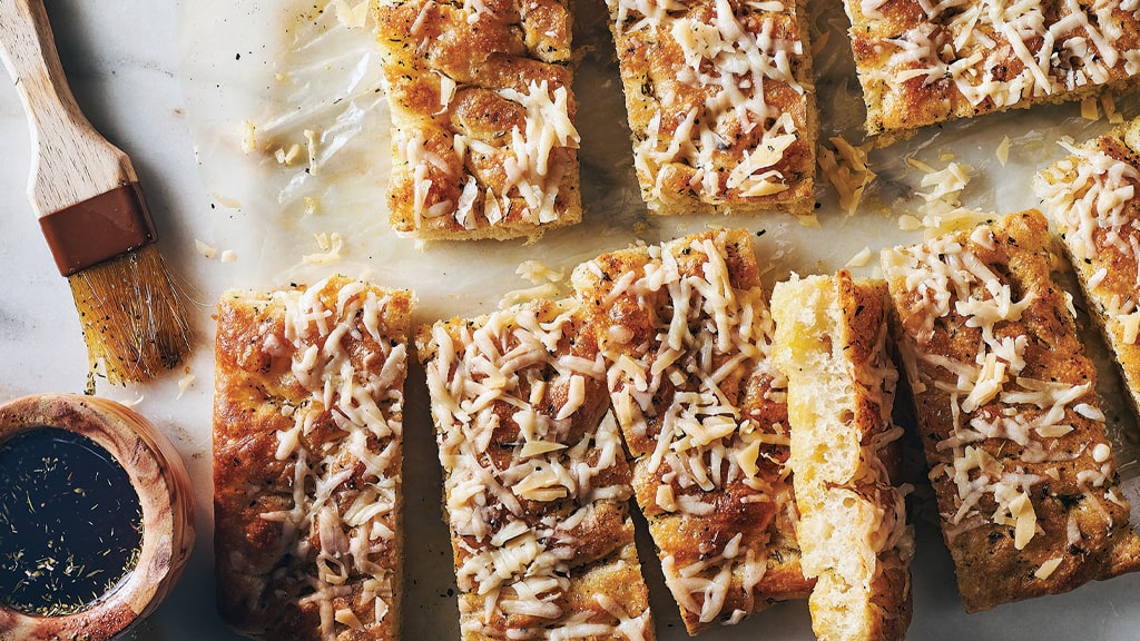 Focaccia Bianca from Peter Reinhart’s book, “Perfect Pan Pizza.” Photo: Johnny Autry