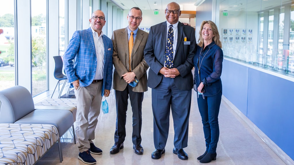 2021 Bigelow Tea Super Bev Competition judges: Frank Martucci, Jim Griffin, Thomas Choice and Cindi Bigelow.
