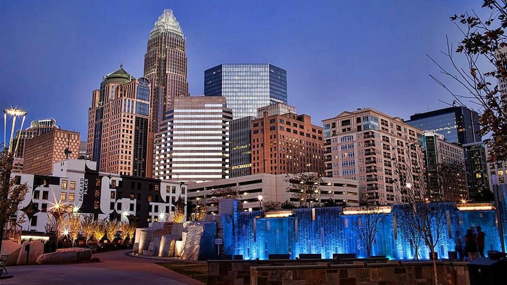 Image of Romare Bearden Park at Night (Image by Ivan O on Tripadvisor)