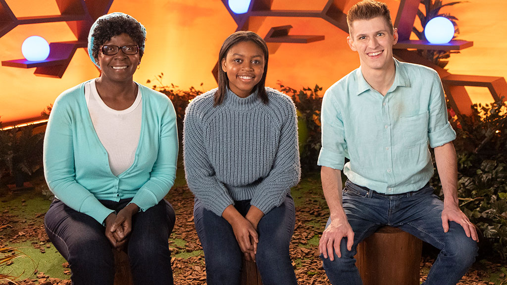 JWU’s dream team, The Storytellers, features Schellie Andrews '16 MBA, London Johnson '23 and Austin Scoles '18