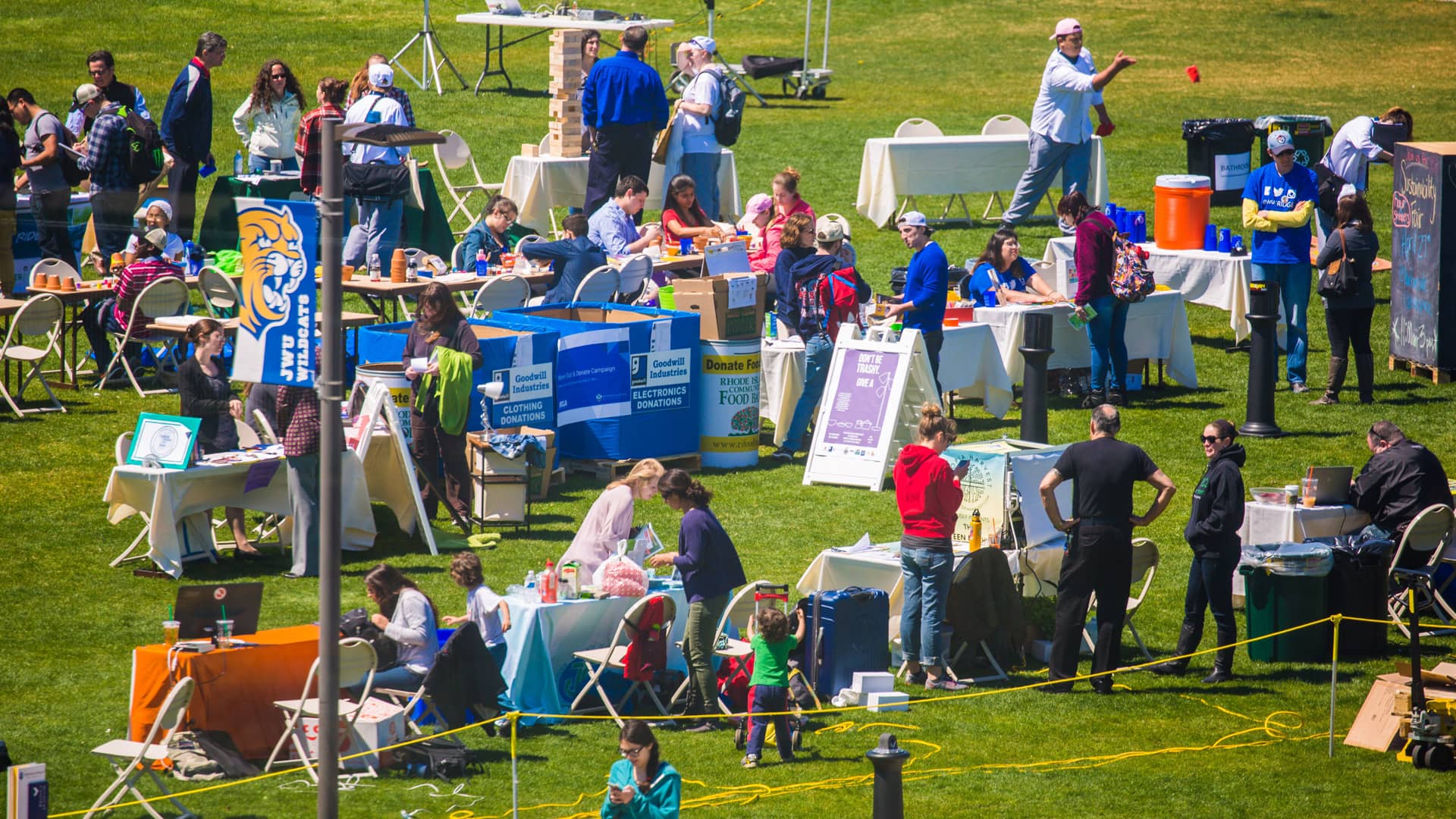 JWU students take part in the Sustainability Fair 