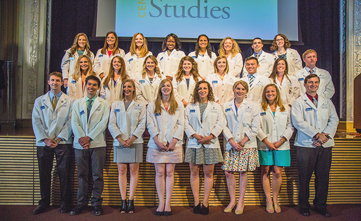 JWU Class of 2017 PA Students in White Jackets